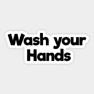 wash your hands Sticker